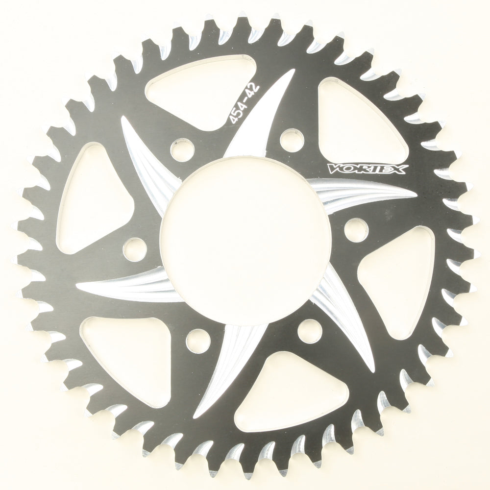 Rear Cat5 Sprocket Aluminum 42t 525 Blk Kaw