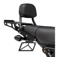 Mini Round Sissy Bar W/Pad Black Hon Grom