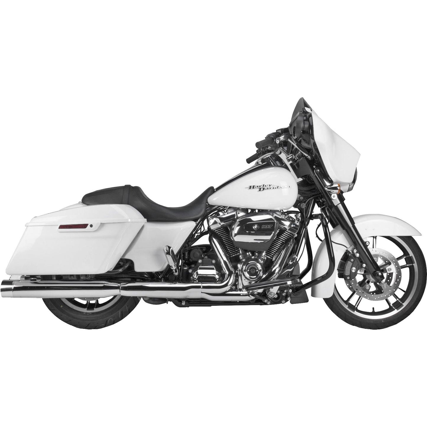 Comp S Slip On M8 Flh/Flt Chrome W/Polished Endcap