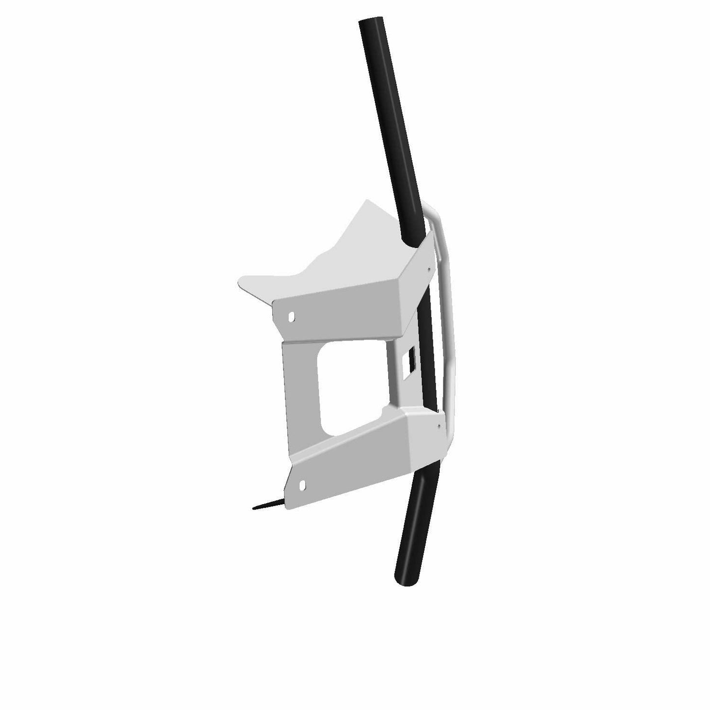 Polaris ATV Bumper Weld, Front, Matte Black, Genuine OEM Part 1022574-458, Qty 1