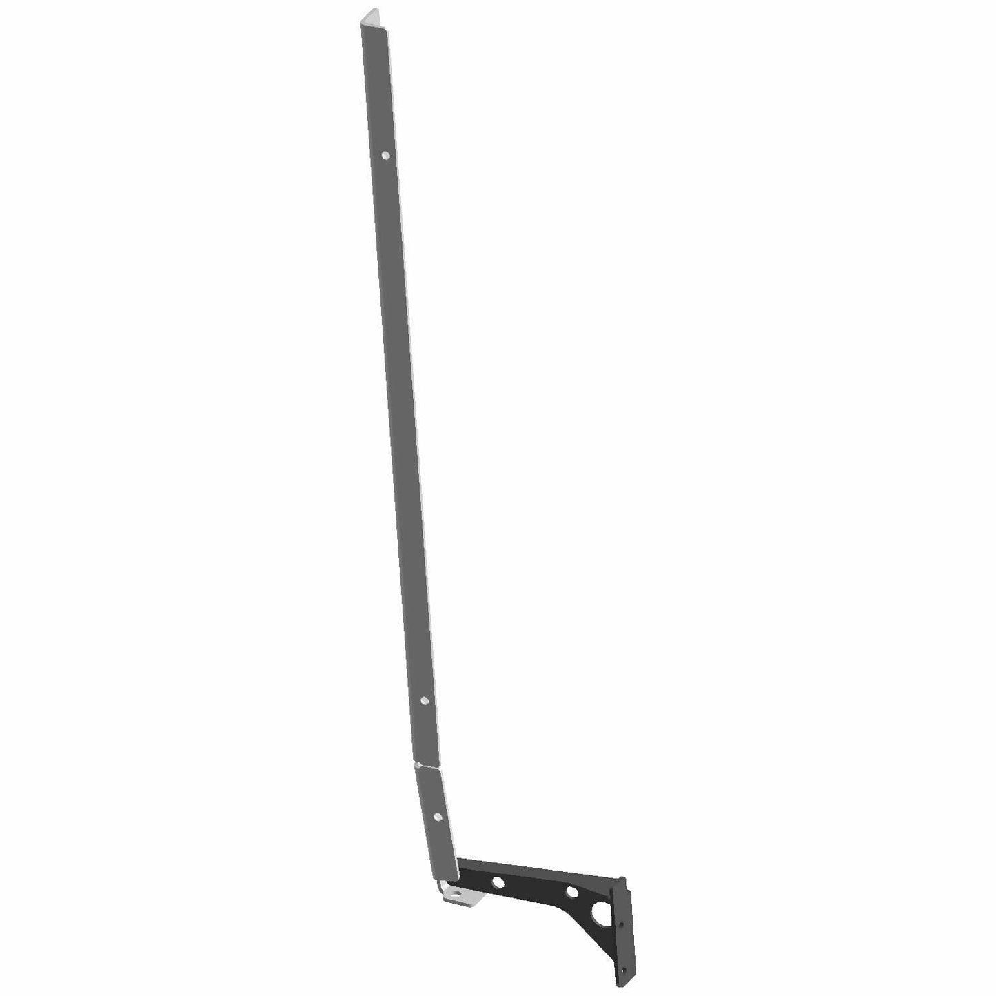 Polaris Ranger Rocker Weld, Right, Black, Genuine OEM Part 1019088-329, Qty 1