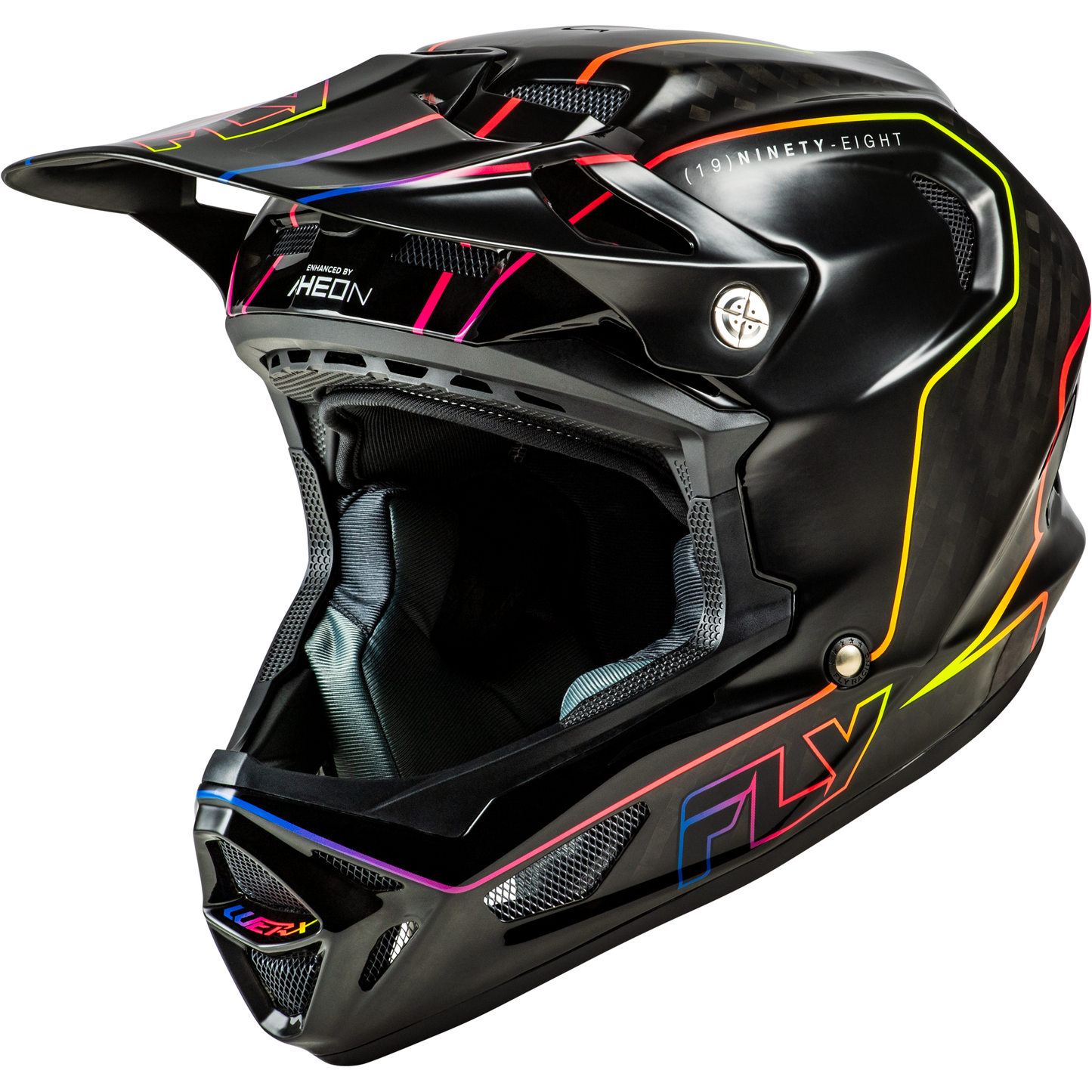 Werx R Flow Carbon Helmet Black Carbon/Black/Multi Md