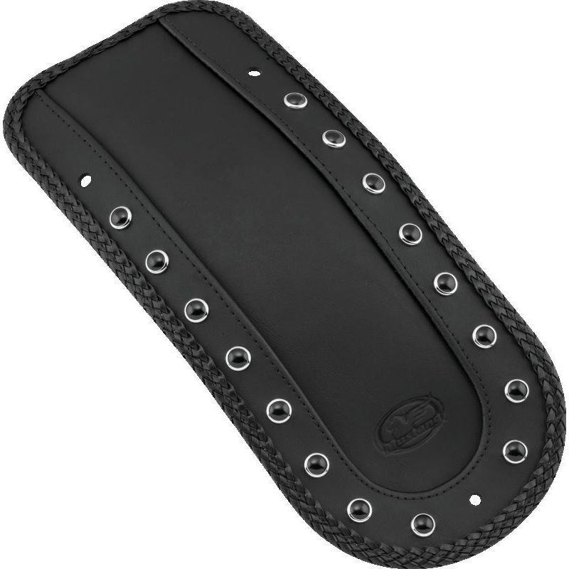 Mustang 08-21 Harley FL Touring Fender Bib w/Blk Pearl w/Studs - Black