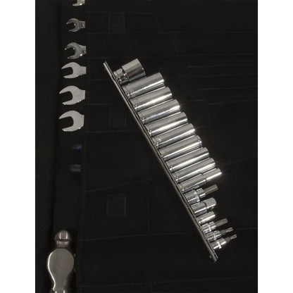 PRP 35pc Can-Am Roll Up Tool bag Tool kit - Black