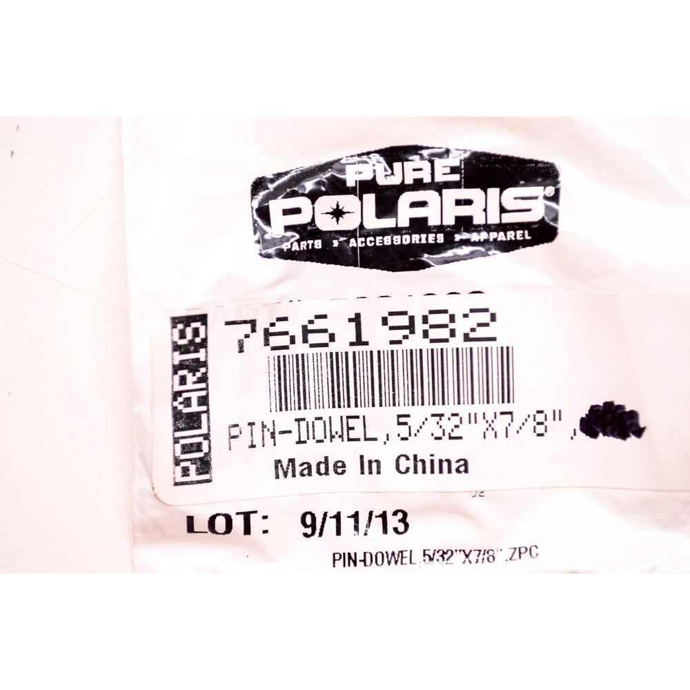 
                      
                        Polaris ATV Dowel Pin, 5/32 in x 7/8 in, Genuine OEM Part 7661982, Qty 1
                      
                    