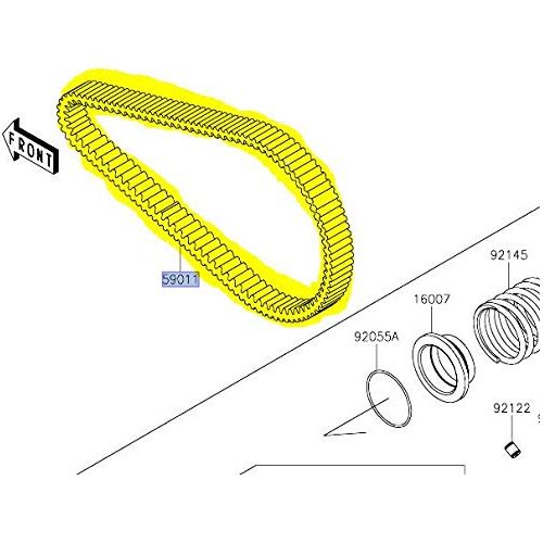 
                      
                        Kawasaki Teryx KRX 1000 Drive Belt 59011-0047
                      
                    
