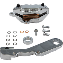 4 Pist Rear Caliper Kit Chrome 25mm Flt 08 Up