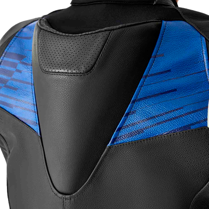 Tractech Evo D3o Jacket Blk/Blue Leather Sm