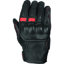 Speed and Strength Twist of Fate Leather Gloves Black/Red - Small