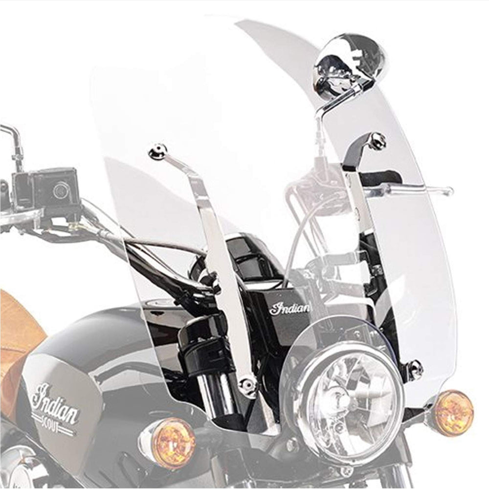 
                      
                        Indian Motorcycle Polycarbonate 21 in. Quick Release Windshield, Clear - 2880237-156
                      
                    