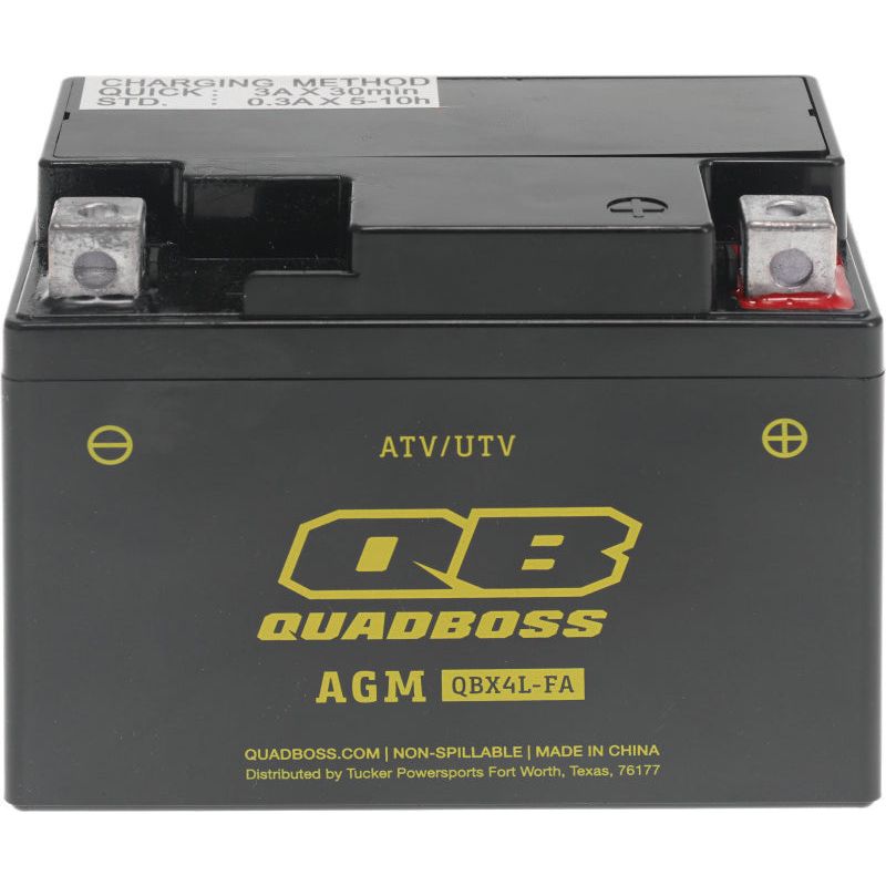 
                      
                        QuadBoss Maintenance-Free AGM Battery QBX4L-FA
                      
                    