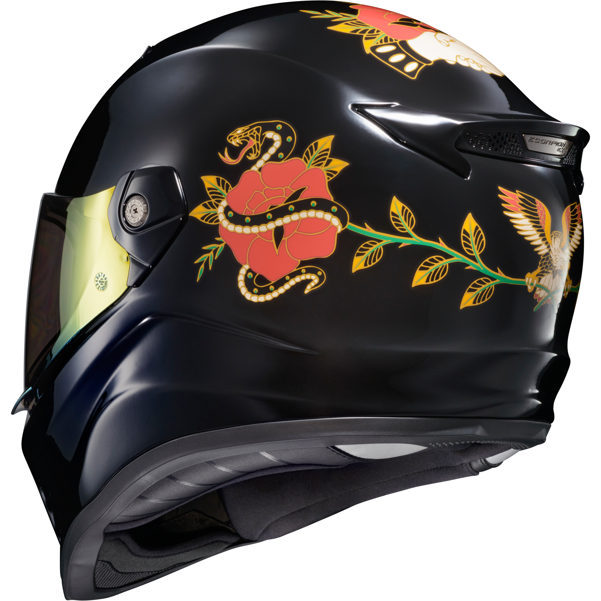 Covert Fx Full Face Helmet The Litas Gloss Black 2x