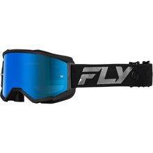 Zone Goggle Black/Black W/ Sky Blue Mirror/Smoke Lens