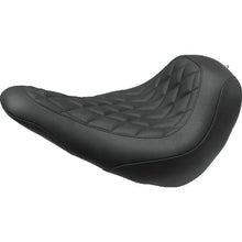 Mustang 18-21 Harley Low Rider, Sport Glide Wide Tripper Solo Seat Diamond Stitch - Black