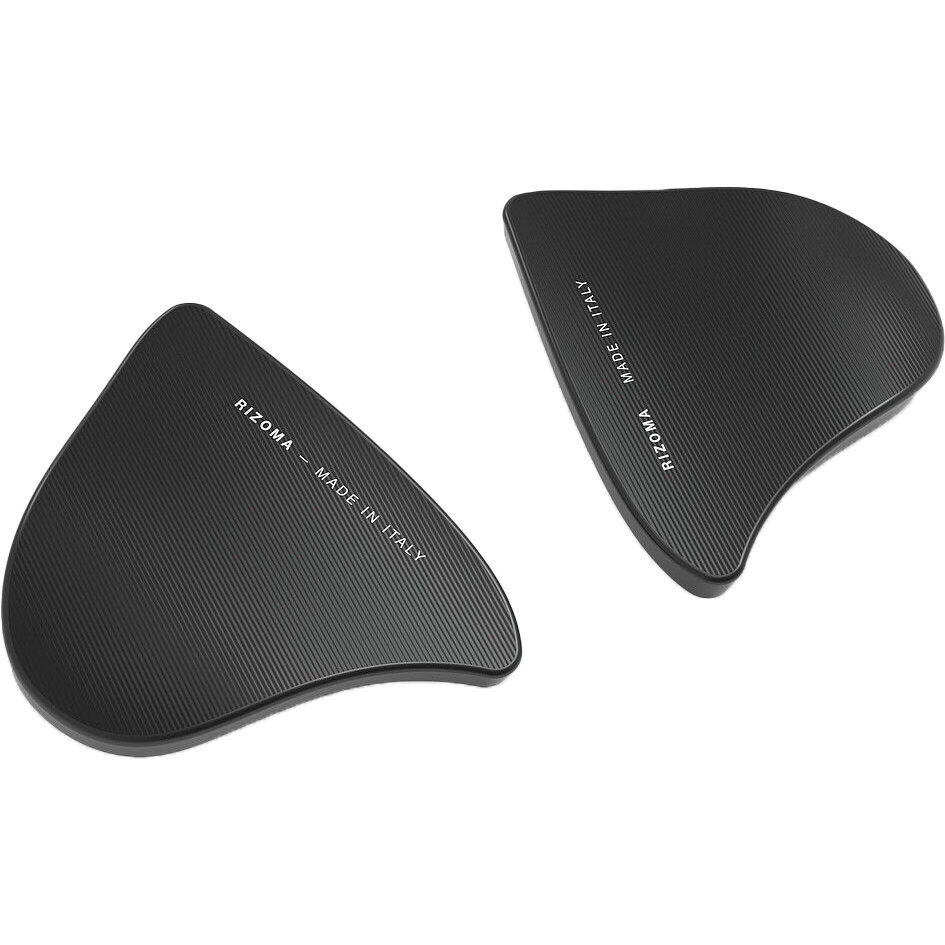 Mirror Block Off Plates Pair Black Yam