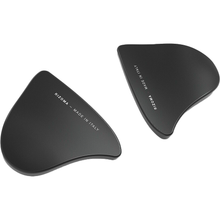 Mirror Block Off Plates Pair Black Yam