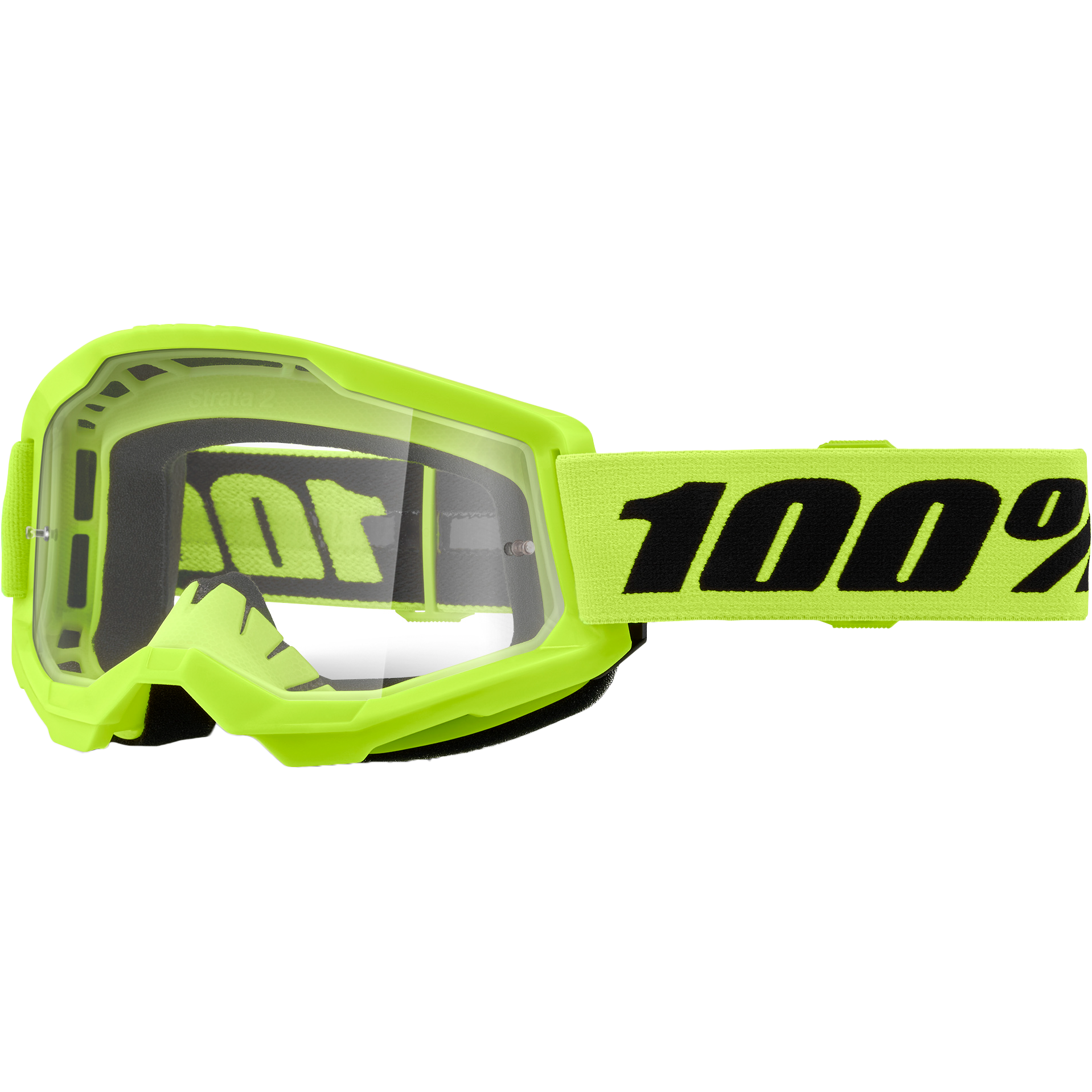 Strata 2 Goggle Neon Yellow Clear Lens
