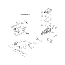 Polaris ATV Airbox with Boot Assembly, Genuine OEM Part 0453943, Qty 1