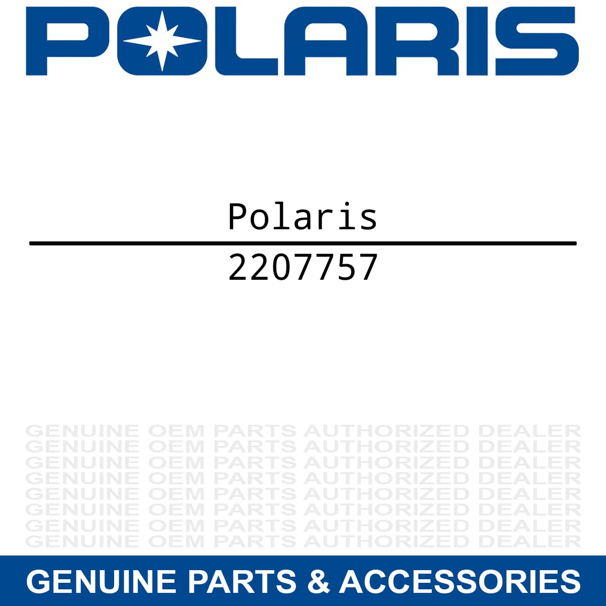 Polaris Ranger K-HRDWR SVC Door PWR REG RH,ZS, Genuine OEM Part 2207757, Qty 1