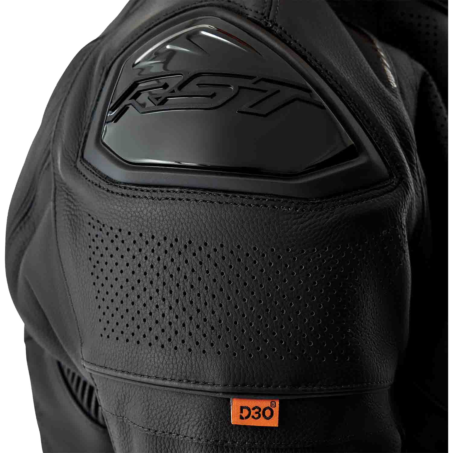 S1 D3o Leather Jacket Black Md
