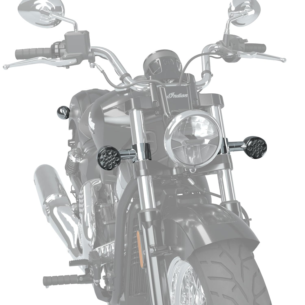 
                      
                        Indian Motorcycle Scout Classic Smoked Turn Signals - 2890296-156
                      
                    