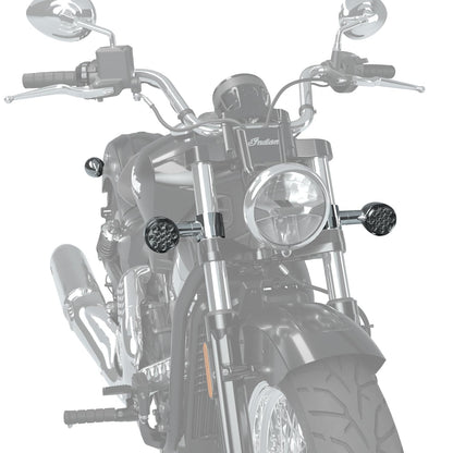 Indian Motorcycle Scout Classic Smoked Turn Signals - 2890296-156