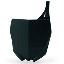 Front Number Plate Black