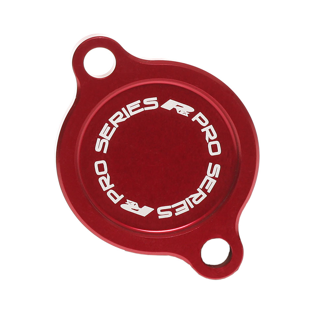 Oil Filter Cover Red Kaw