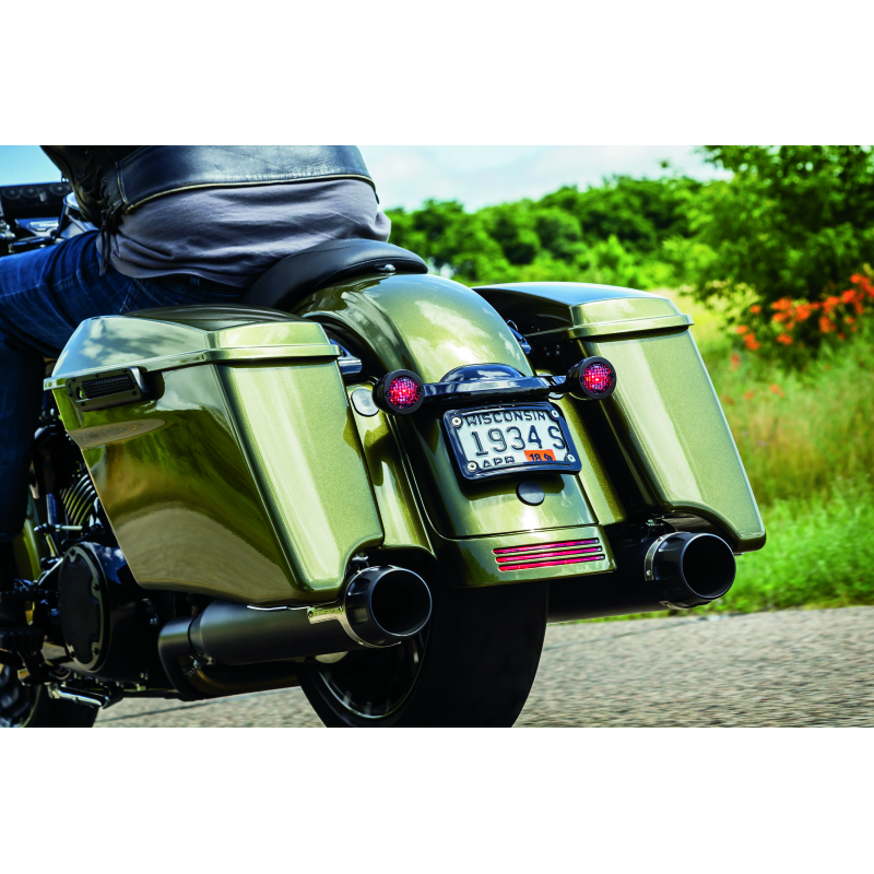 Kuryakyn Curved License Plate Mount Black