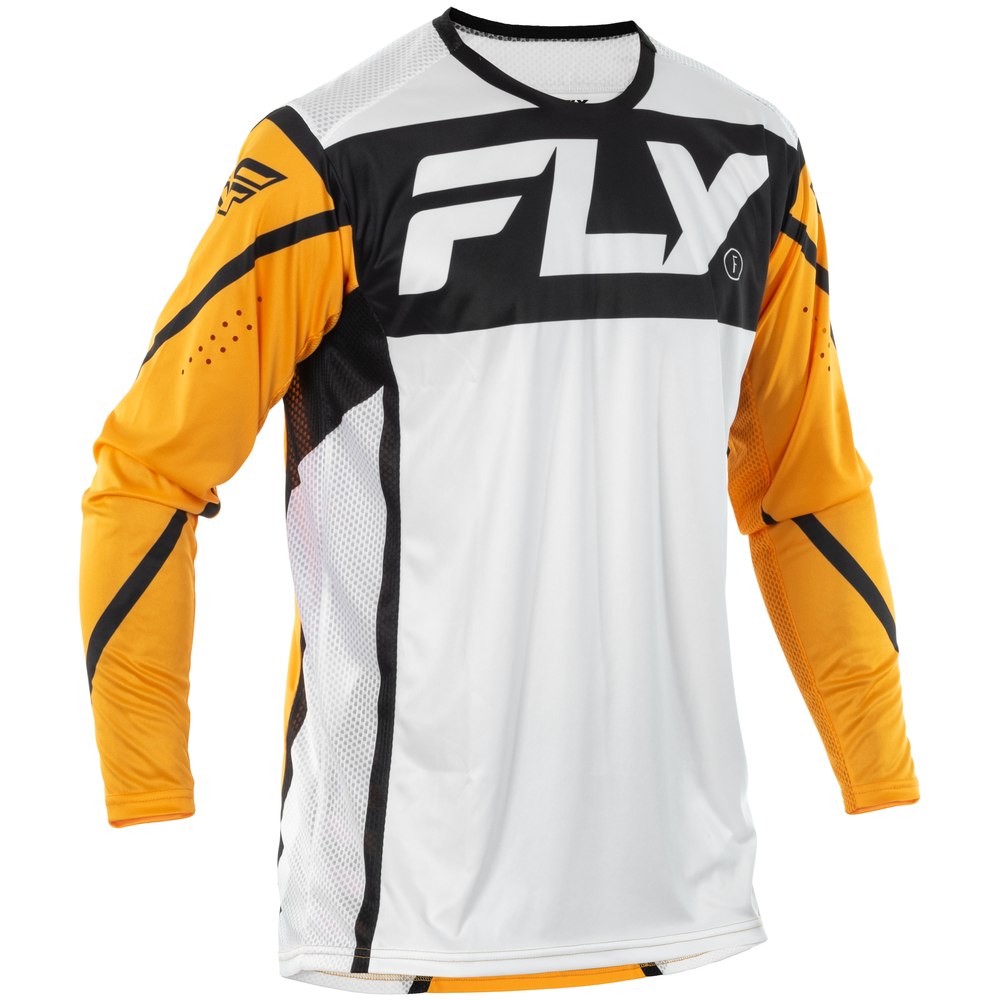Lite Jersey White/Black/Mustard Md
