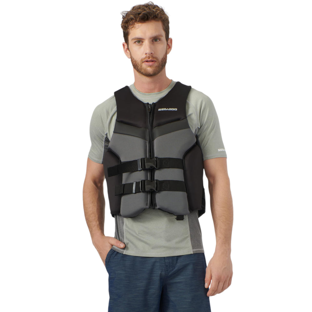 
                      
                        Sea-Doo Airflow Adult Unisex PFD/Life Jacket (Ecoprene) 285984, Black, X-Large
                      
                    