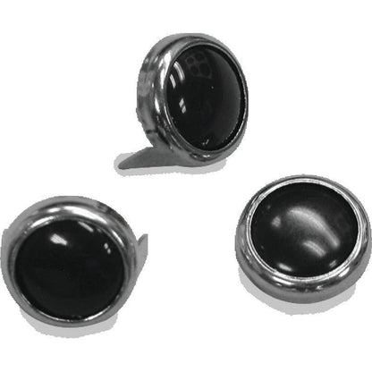 Mustang Studs 12.5mm (Bag of 10) - Black