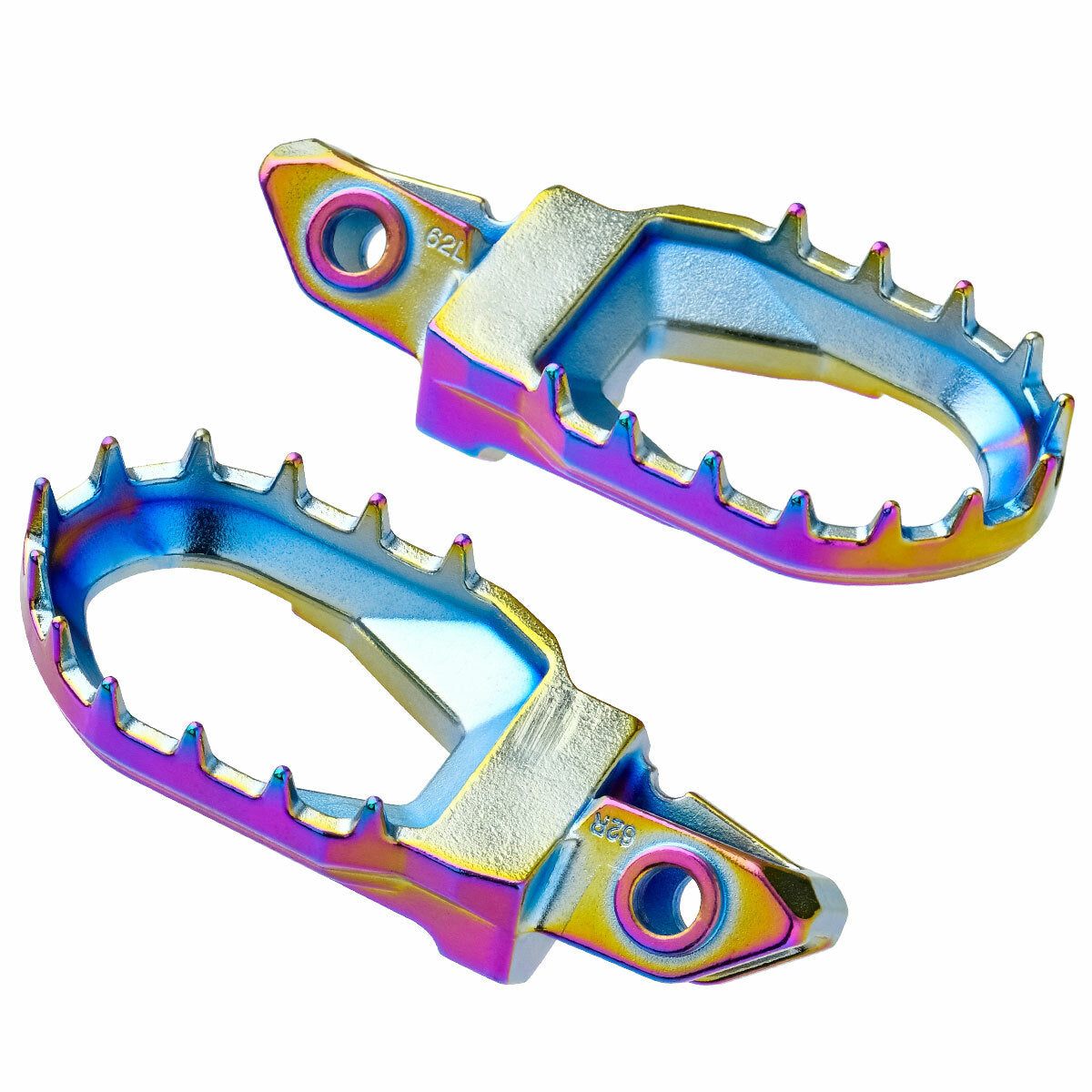 Aluminum Footpegs Kaw Oil Slick