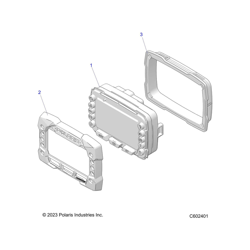 
                      
                        Polaris RZR BEZEL, Genuine OEM Part 5457170, Qty 1
                      
                    