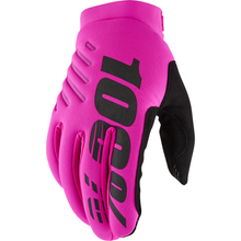 Brisker Women's Gloves Neon Pink/Black Lg