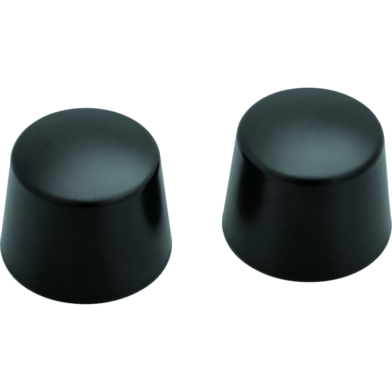 Kuryakyn Front Axle Nut Caps Satin Black