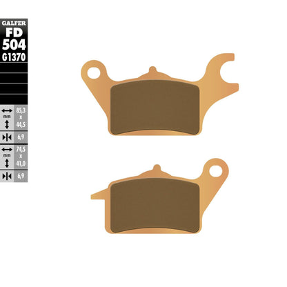 Brake Pads Sintered Fd504g1370