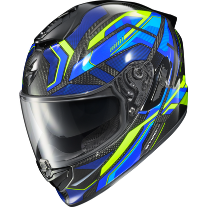 Exo St1400 Evo Carbon Helmet Hex Gloss Blue Xl