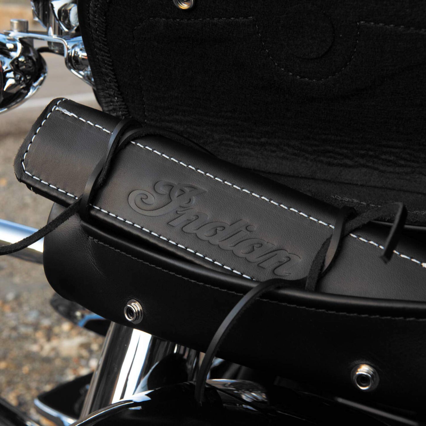 Indian Motorcycle Genuine Leather Fork Bag Tool Roll - 2880944-01