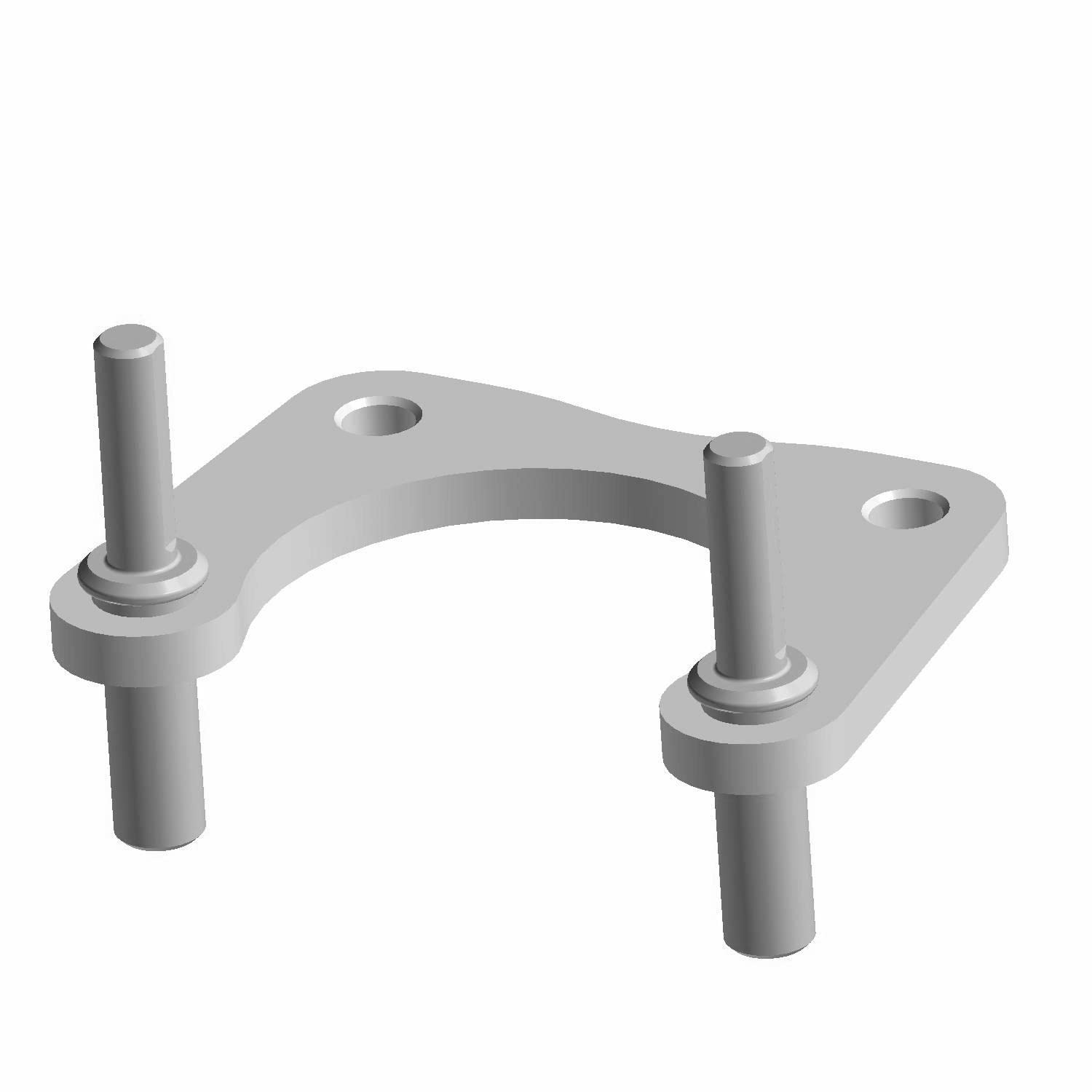 Polaris ATV Rear Caliper Mount Assembly, Genuine OEM Part 1911416, Qty 1