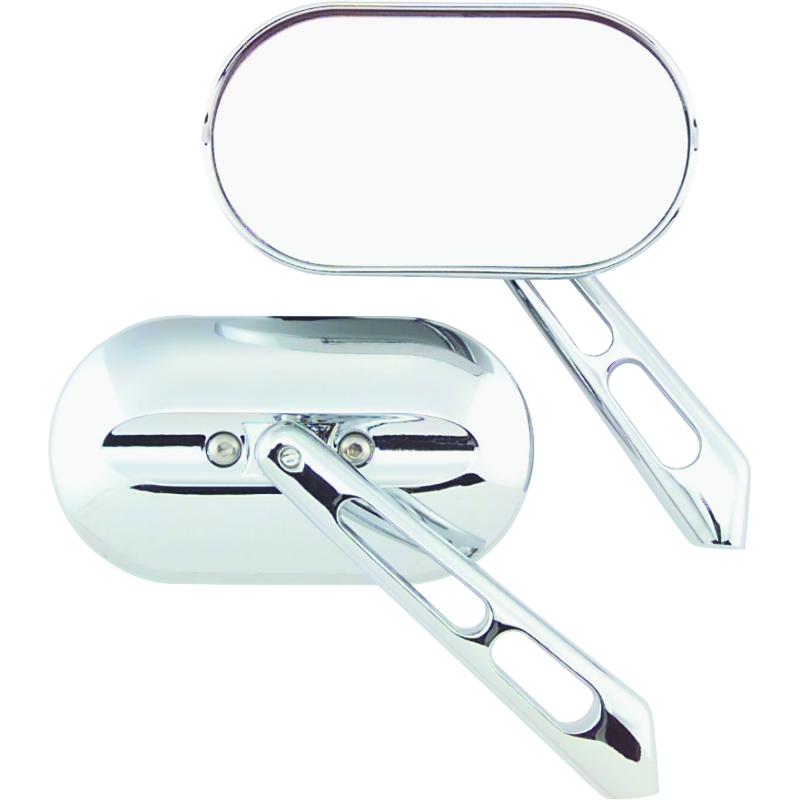 Kuryakyn Magnum Mirrors Small Flat Glass Chrome