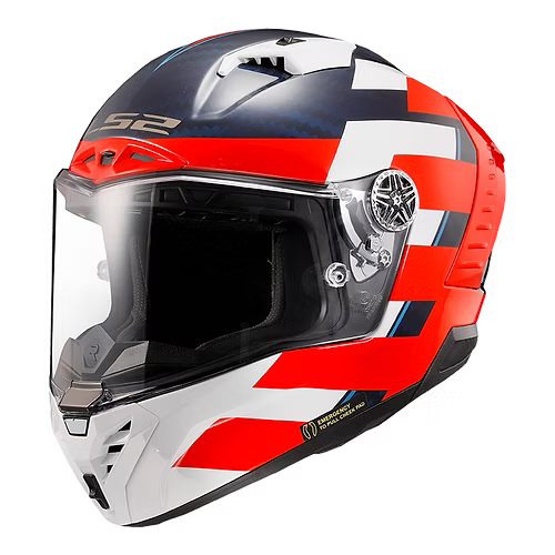 LS2 Helmets ALLIANCE - RED / WHITE / BLUE - Thunder Carbon 2XL - 805-2146