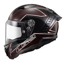 LS2 Helmets LIGHTNING - RED / GRAY / BLACK - Thunder Carbon XS - 805-2131