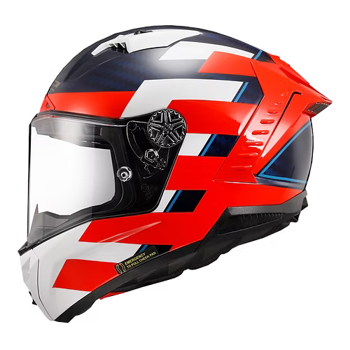 LS2 Helmets ALLIANCE - RED / WHITE / BLUE - Thunder Carbon 2XL - 805-2146