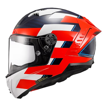 LS2 Helmets ALLIANCE - RED / WHITE / BLUE - Thunder Carbon LG - 805-2144