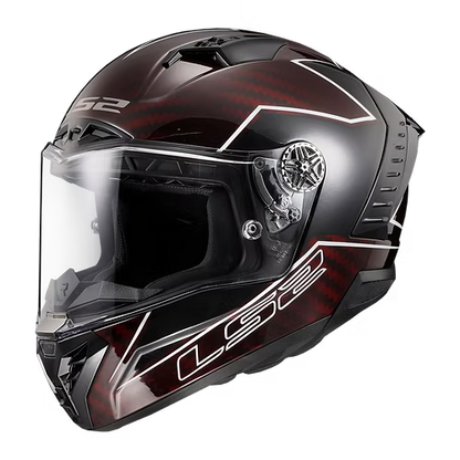 LS2 Helmets LIGHTNING - RED / GRAY / BLACK - Thunder Carbon LG - 805-2134