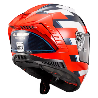LS2 Helmets ALLIANCE - RED / WHITE / BLUE - Thunder Carbon LG - 805-2144