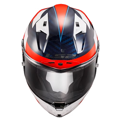 LS2 Helmets ALLIANCE - RED / WHITE / BLUE - Thunder Carbon LG - 805-2144