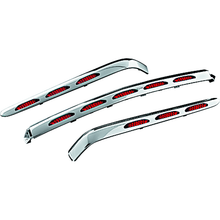 Kuryakyn L.E.D. Trunk Molding For 01-10 GL1800 Chrome Red Lens
