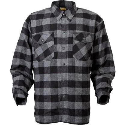 Covert Moto Flannel Black/Grey Lg